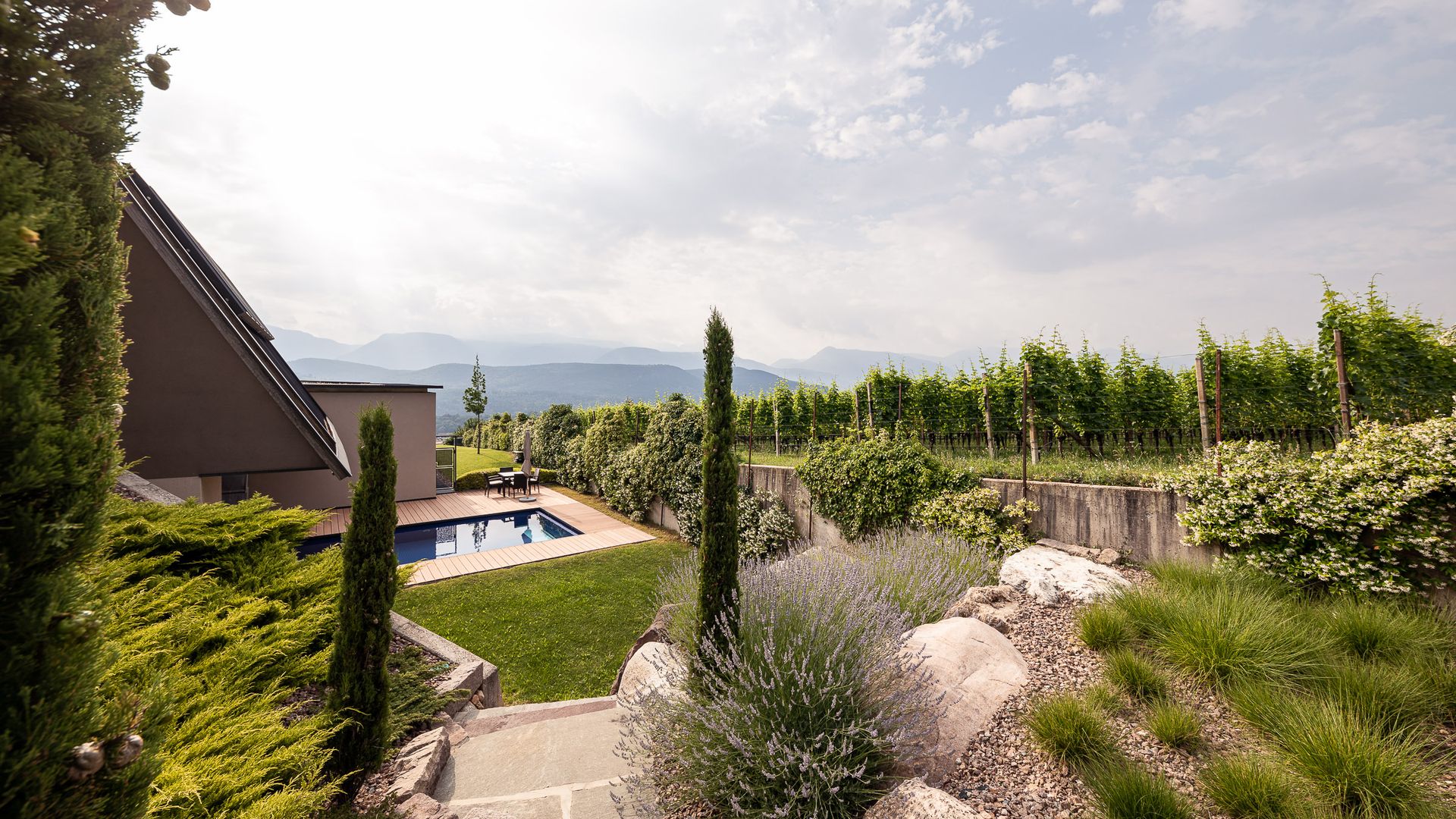 Piscina all'aperto Alto Adige Villa Pernstich