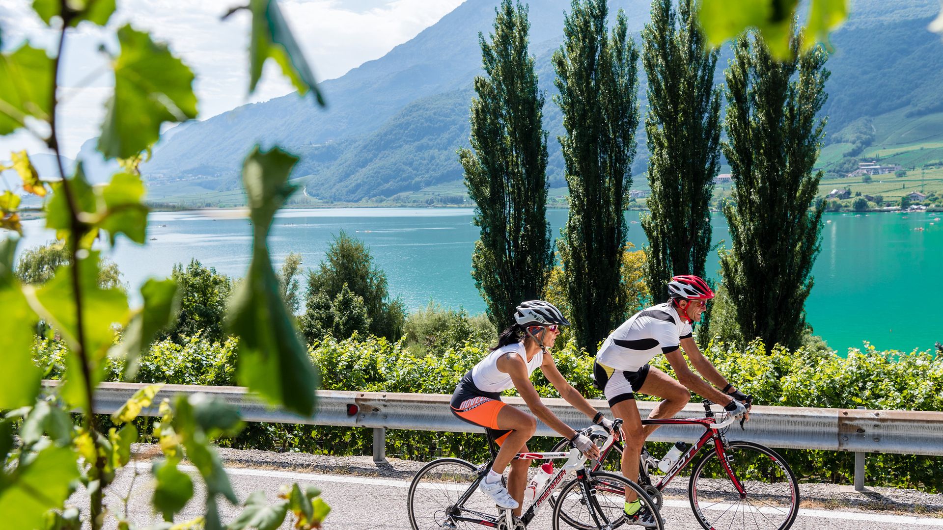 Giro in bicicletta Lago di Caldaro Villa Pernstich